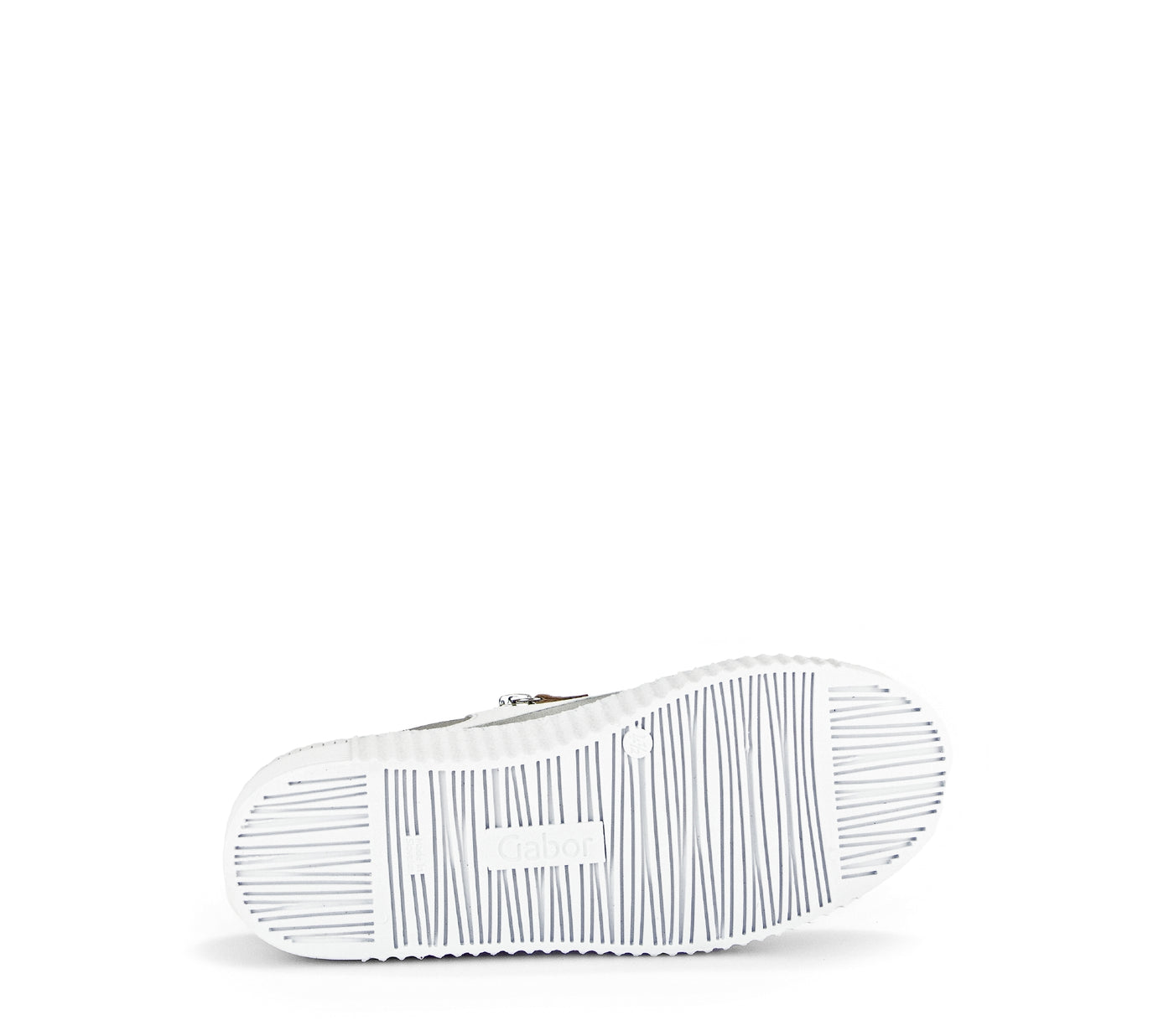 GABOR - 43.330.29 LACED/ZIP FASHION SHOE - WHITE/GREY