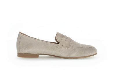 GABOR - 45.213.12 FLAT LOAFER - BEIGE SUEDE