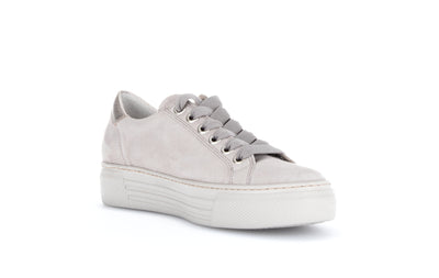 GABOR - 46.465.12 LACED FASHION SHOE WITH ZIP - BEIGE