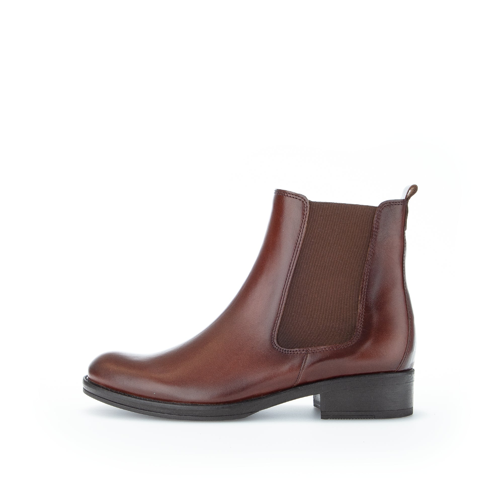 Gabor Low Heel Chelsea Boot - Tan Leather (Model 51.600.28) – Victor ...