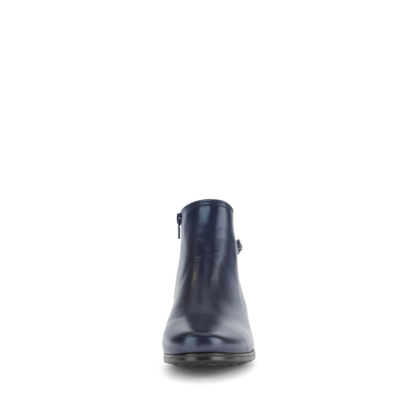 GABOR - 72.827.56 MEDIUM HEEL ANKLE BOOT - NAVY LEATHER