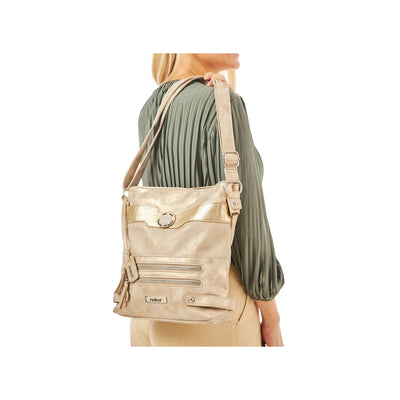 RIEKER - H1346-90 CROSSBODY BAG - GOLD METALLIC