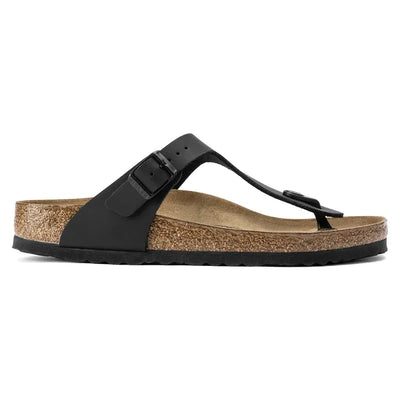 BIRKENSTOCK - GIZEH TOE-POST MULE - BLACK