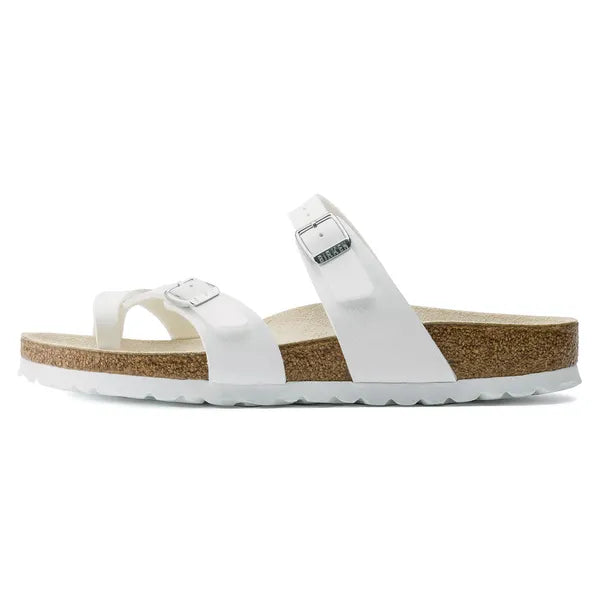 BIRKENSTOCK - MAYARI-TOE-POST MULE - WHITE
