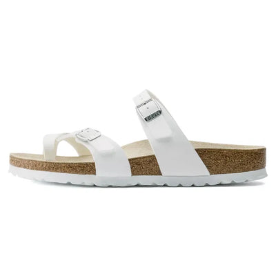 BIRKENSTOCK - MAYARI-TOE-POST MULE - WHITE