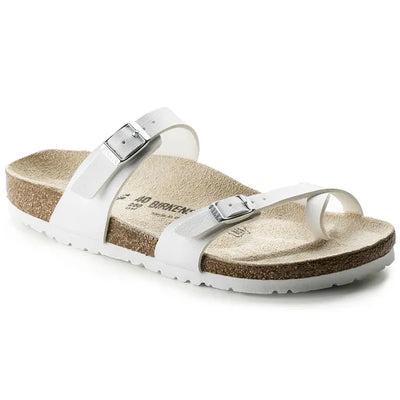 BIRKENSTOCK - MAYARI-TOE-POST MULE - WHITE
