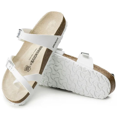 BIRKENSTOCK - MAYARI-TOE-POST MULE - WHITE