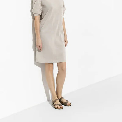 BIRKENSTOCK MAYARI - LDS TOE-LOOP MULE - BROWN NUB