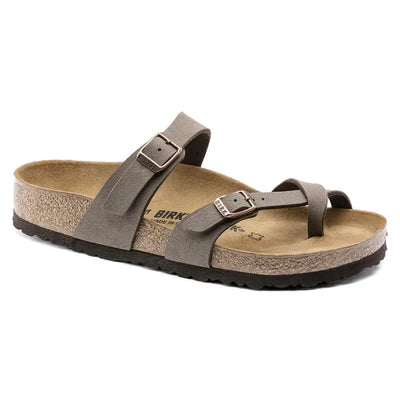 BIRKENSTOCK MAYARI - LDS TOE-LOOP MULE - BROWN NUB