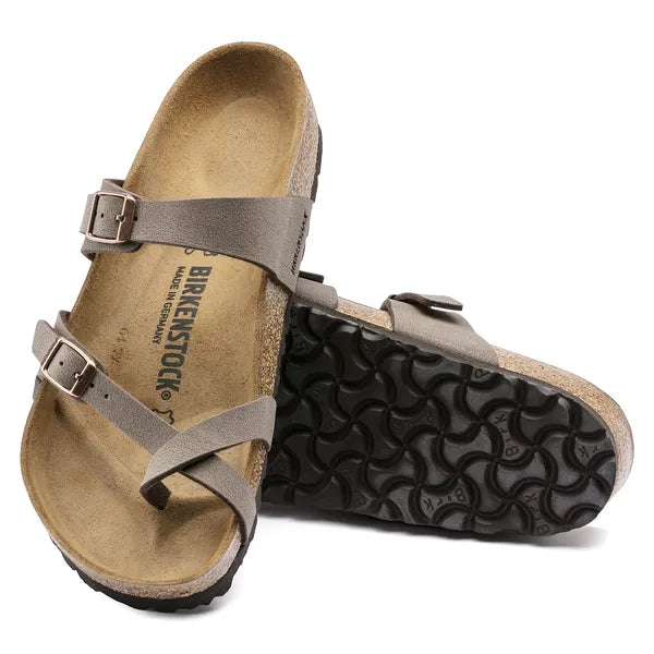 BIRKENSTOCK MAYARI - LDS TOE-LOOP MULE - BROWN NUB