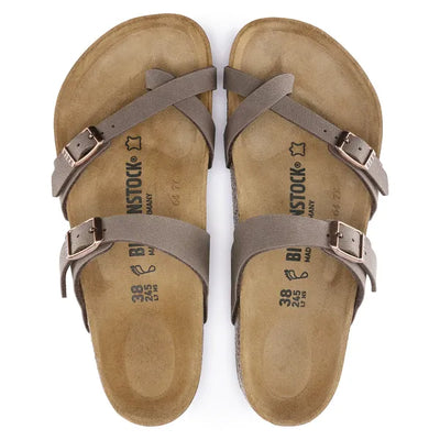 BIRKENSTOCK MAYARI - LDS TOE-LOOP MULE - BROWN NUB