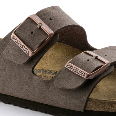 BIRKENSTOCK - ARIZONA LDS FLAT MULE - BROWN SUEDE