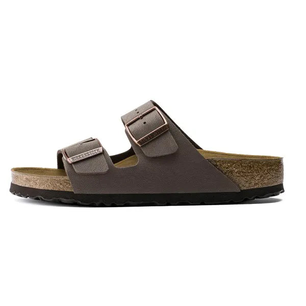 BIRKENSTOCK - ARIZONA LDS FLAT MULE - BROWN SUEDE