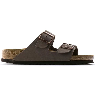 BIRKENSTOCK - ARIZONA LDS FLAT MULE - BROWN SUEDE