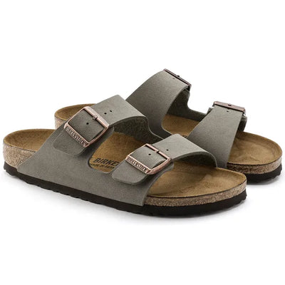BIRKENSTOCK - ARIZONA LDS FLAT MULE - STONE