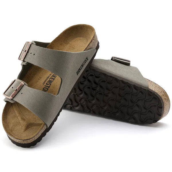 BIRKENSTOCK - ARIZONA LDS FLAT MULE - STONE