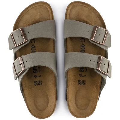 BIRKENSTOCK - ARIZONA LDS FLAT MULE - STONE
