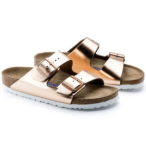 BIRKENSTOCK -ARIZONA DOUBLE STRAP MULE - ROSE GOLD