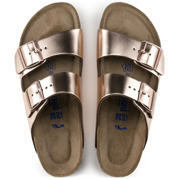 BIRKENSTOCK -ARIZONA DOUBLE STRAP MULE - ROSE GOLD