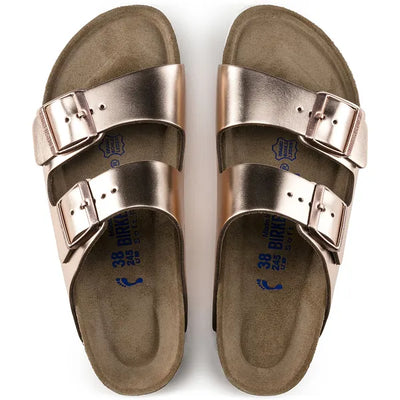 BIRKENSTOCK -ARIZONA DOUBLE STRAP MULE - ROSE GOLD