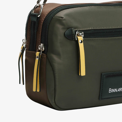 BINNARI - 20281 ESTPONA CROSSBODY BAG - GREEN MULTI