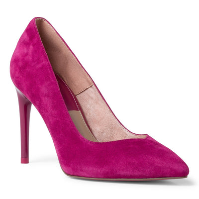 TAMARIS -  HI HEEL COURT SHOE - CRANBERRY