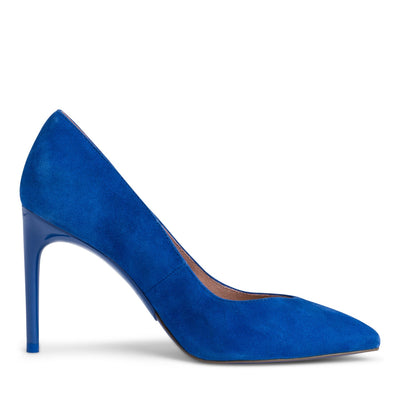 TAMARIS - HI HEEL COURT SHOE - ROYAL BLUE