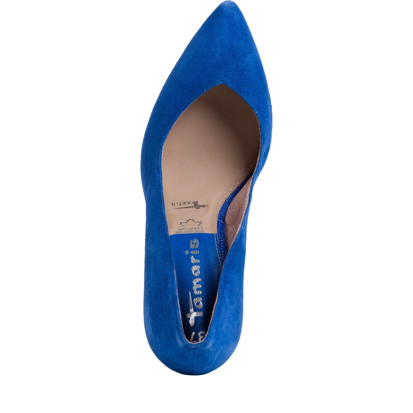 TAMARIS - HI HEEL COURT SHOE - ROYAL BLUE