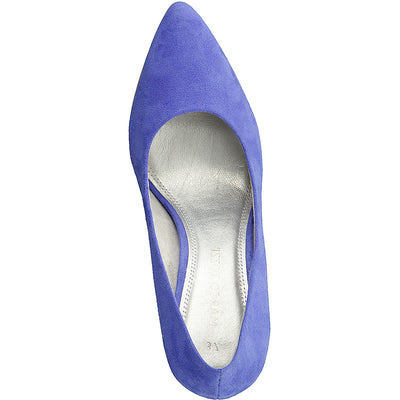 MARCO TOZZI - HI HEEL COURT SHOE - BLUE