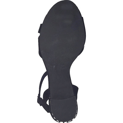MARCO TOZZI - MEDIUM HEEL SANDAL - BLACK PATENT