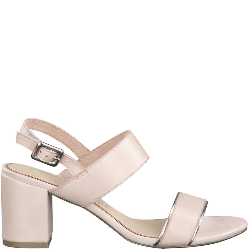 MARCO TOZZI - MED HEEL SANDAL - PINK