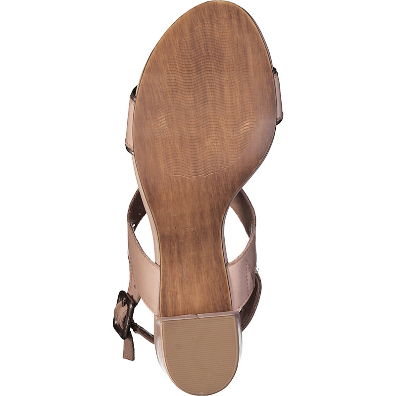 MARCO TOZZI - MED HEEL SANDAL - PINK