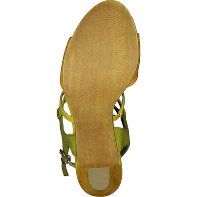 MARCO TOZZI - HI HEEL FASHION SANDAL - YELLOW COMBI