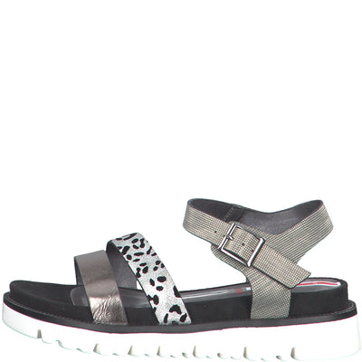 S.OLIVER - FASHION SANDAL - GREY MULTI