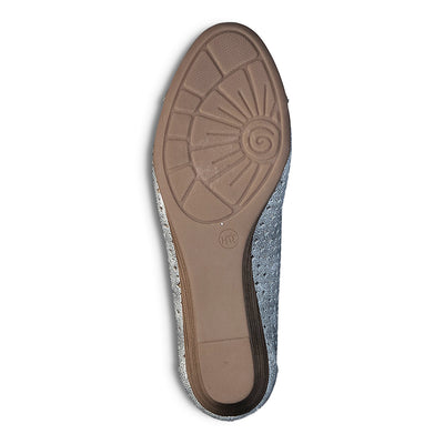 JANA - MEDIUM WEDGE SHOE - SILVER