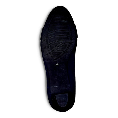 JANA - MEDIUM HEEL COURT SHOE - NAVY SUEDE