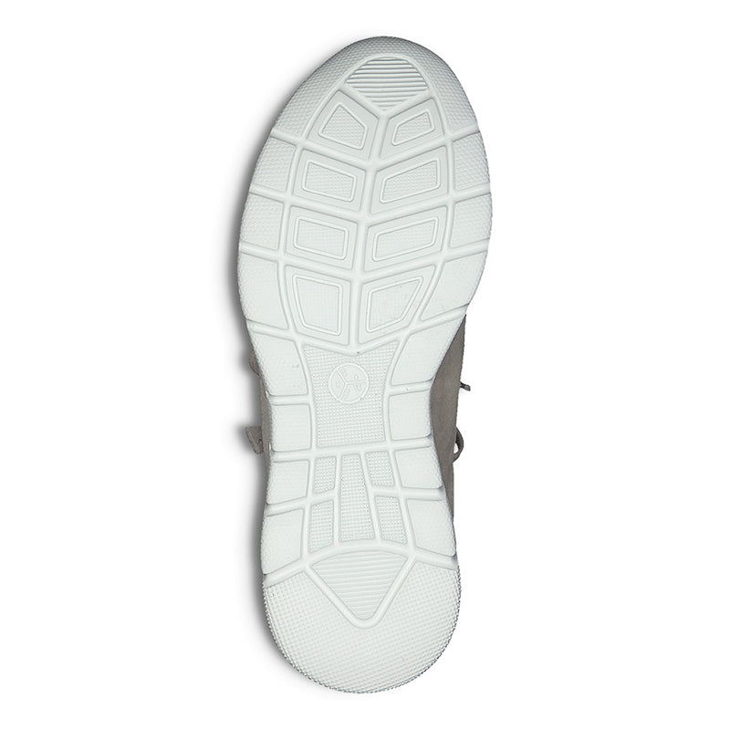 JANA - WEDGE LACED TRAINER - GREY MULTI