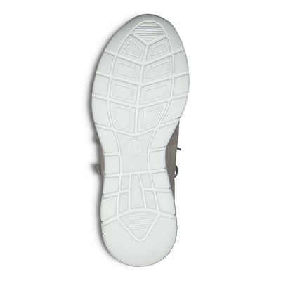 JANA - WEDGE LACED TRAINER - GREY MULTI