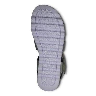 JANA - Silver Multi Strap Sandal