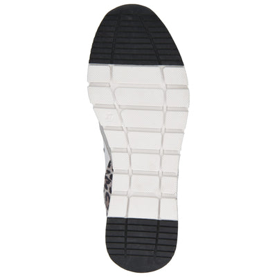 CAPRICE - LACED FASHION TRAINER - WHITE/LEOPARD