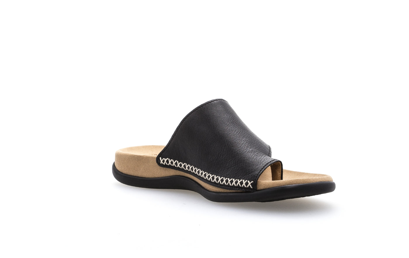 GABOR - 03.700.27 TOE-POST MULE - BLACK