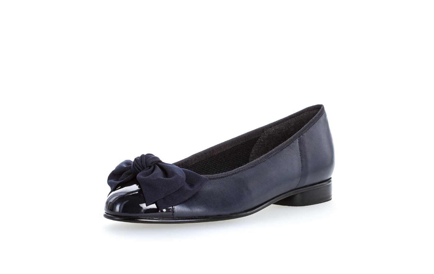 GABOR - 05.106.36 FLAT "BOW" POMP - NAVY