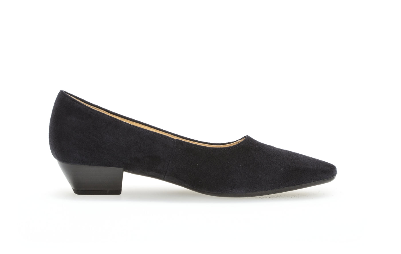 GABOR 05.130.16 - LOW HEEL COURT SHOE - NAVY