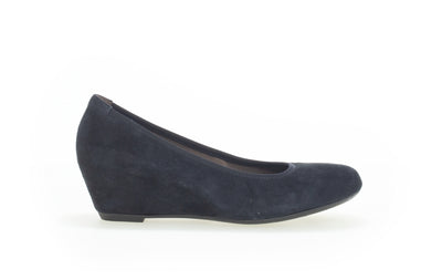GABOR - 05.360.16 MEDIUM WEDGE POMP - NAVY