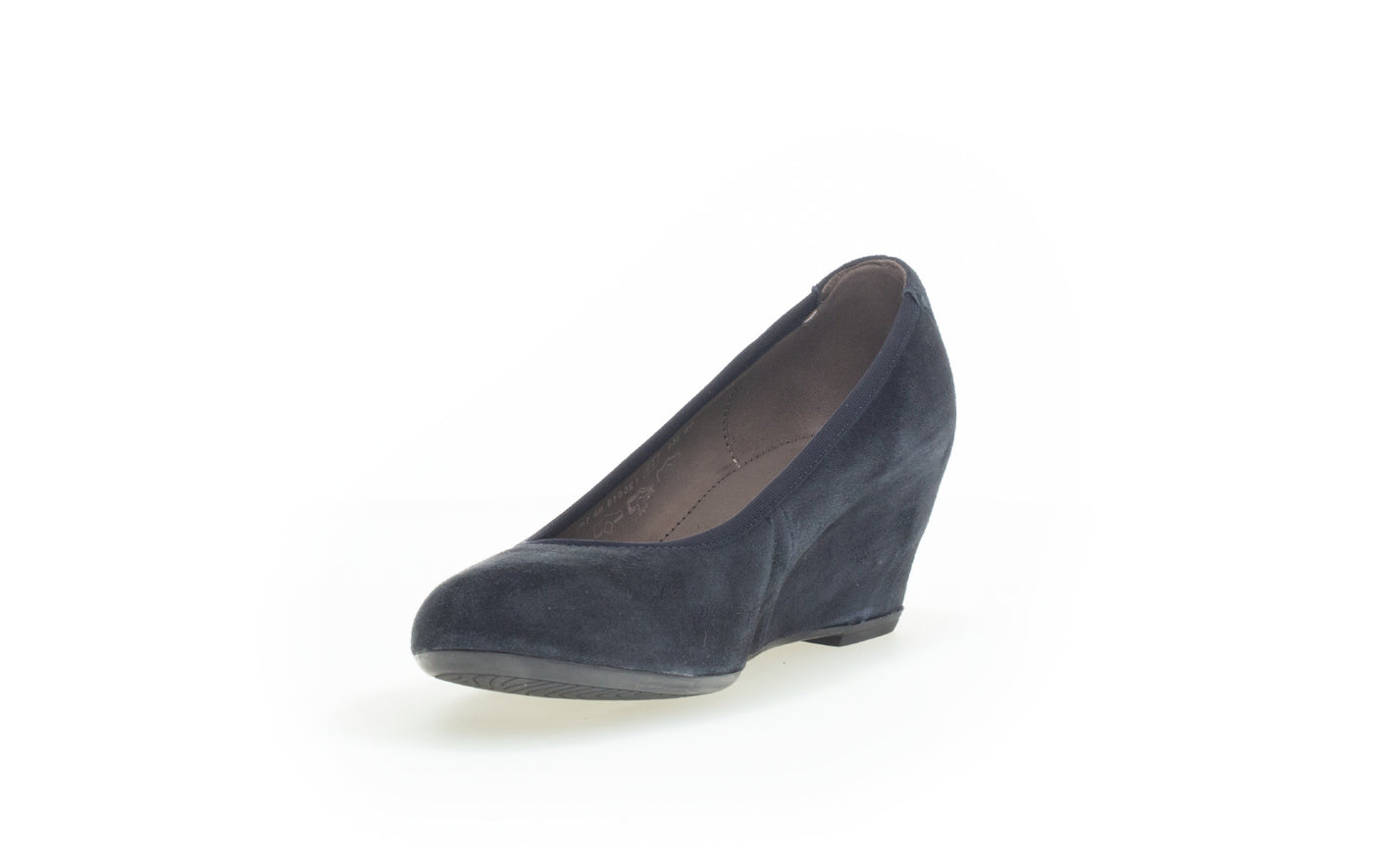 GABOR - 05.360.16 MEDIUM WEDGE POMP - NAVY