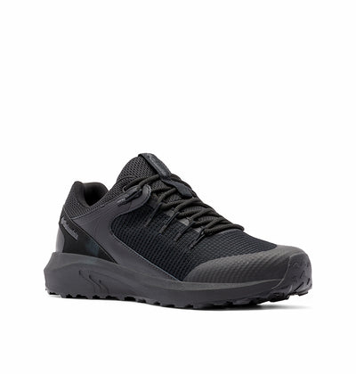 COLUMBIA - TRAILSTORM WATERPROOF HIKING SHOE - BLACK/BLACK
