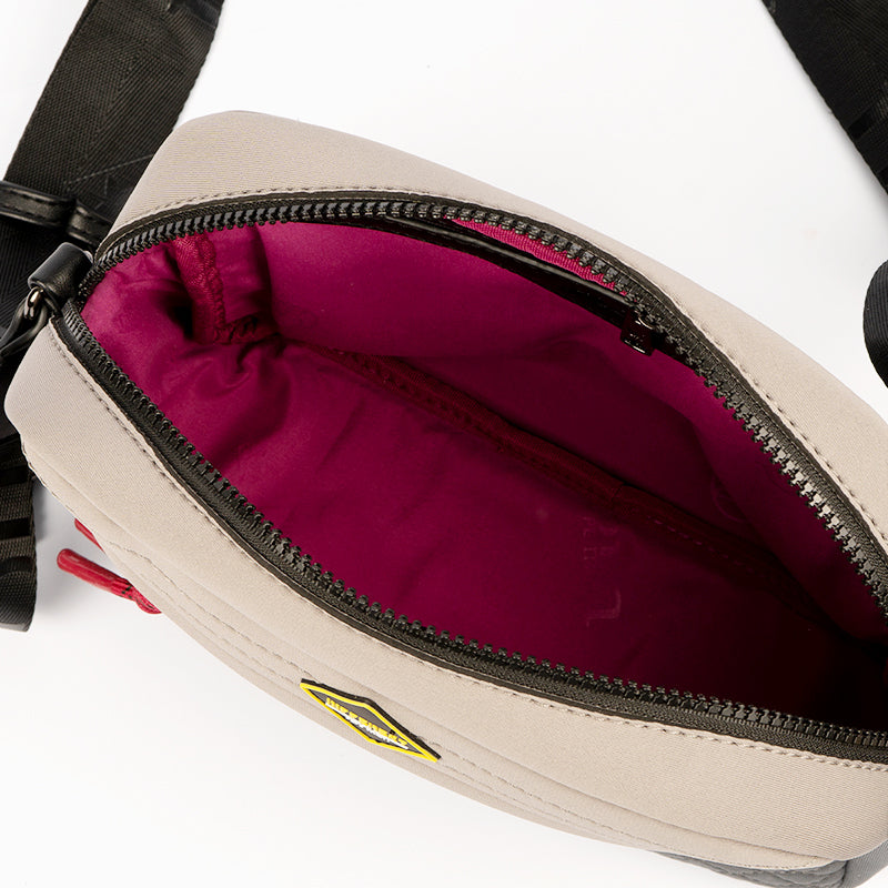 PEPE MOLL - 21138 SHOULDER BAG WITH FRONT ZIP POCKET - GREY