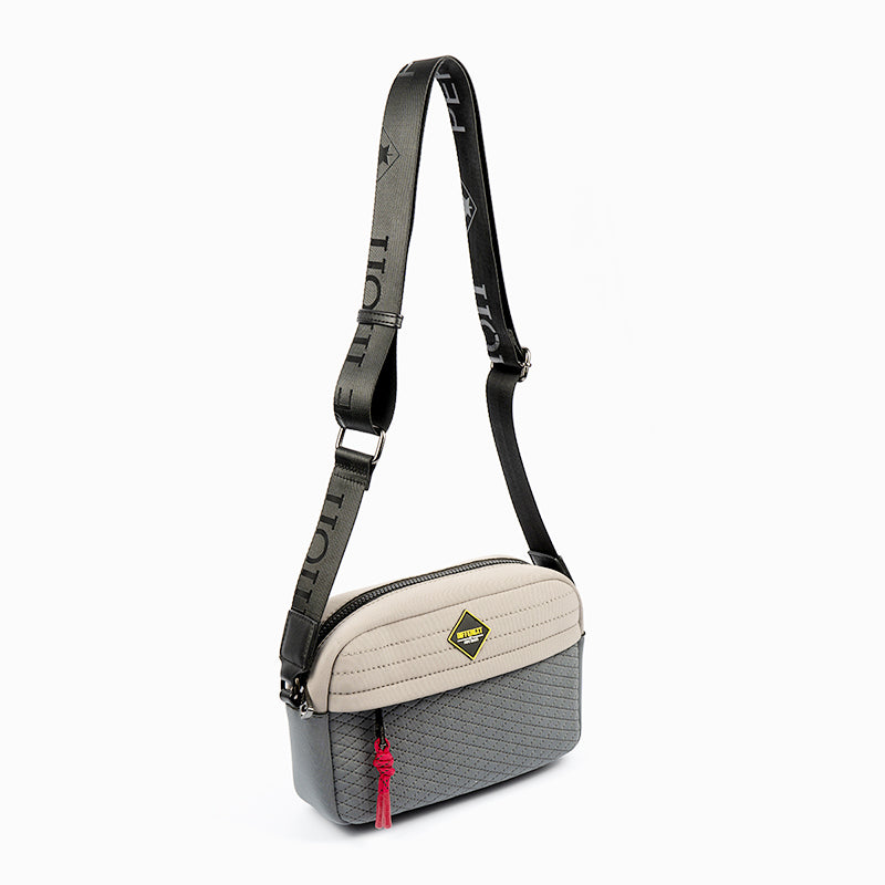 PEPE MOLL - 21138 SHOULDER BAG WITH FRONT ZIP POCKET - GREY