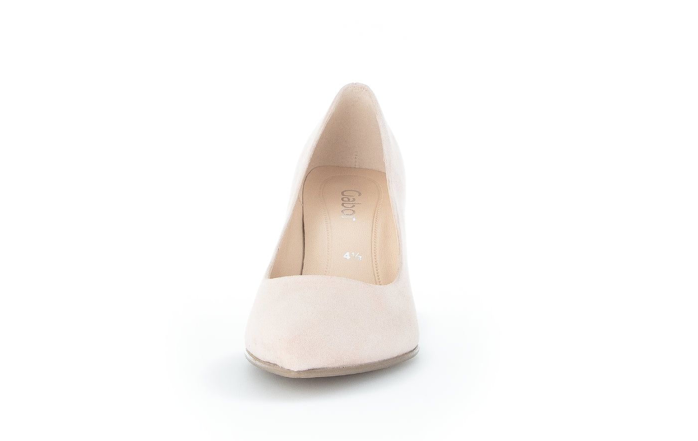 GABOR - 21.380.10 HIGH HEEL COURT SHOE - NUDE SUEDE