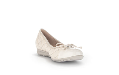GABOR - 22.622.20 FLAT QUILTED POMP - CREAM
